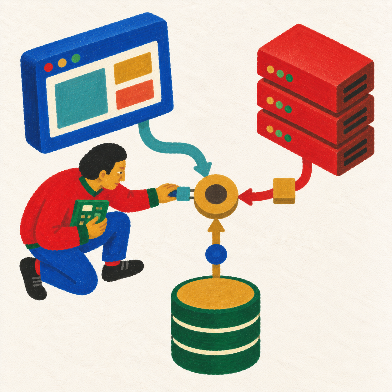 Codebase Onboarding Agent 插画